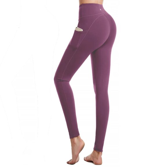 CAMBIVO high waisted leggings with pockets - Picture 1 of 3